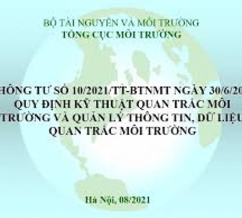 HỘI THẢO TRỰC TUYẾN QUY ĐỊNH KỸ THUẬT QUAN TRẮC MÔI TRƯỜNG VÀ QUẢN LÝ THÔNG TIN, DỮ LIỆU QUAN TRẮC CHẤT LƯỢNG MÔI TRƯỜNG