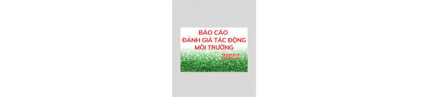 Báo cáo đánh giá tác động môi trường (ĐTM)- 2022